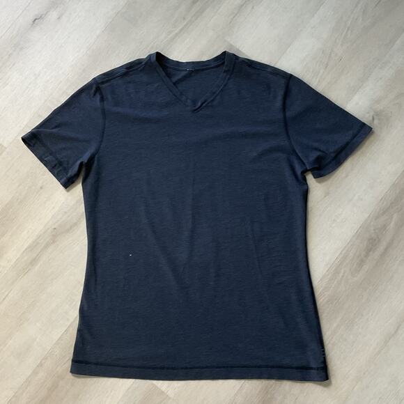Lululemon Athletic Womens One Size Dark Blue Short Sleeve T Shirt - Picture 1 of 9